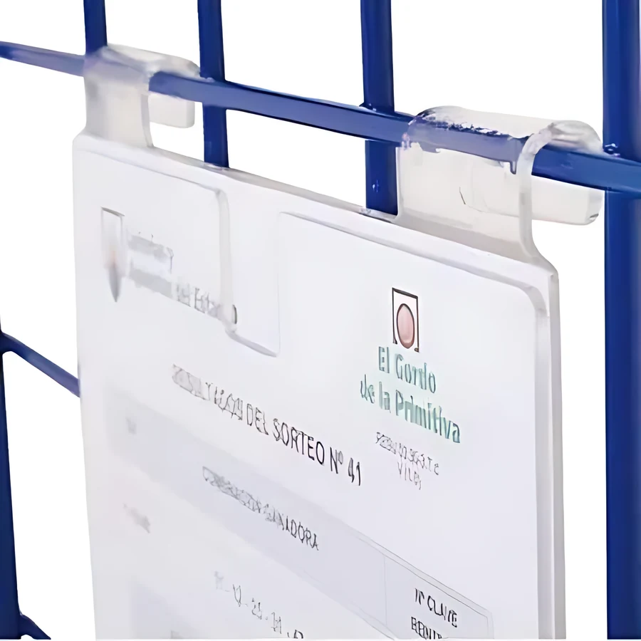 Carpeta colgante de metacrilato para exponer documentos y promociones A3 y A4