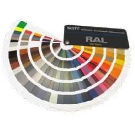Carta de colores RAL en abanico con 210 tonos para selección cromática — imagen 2