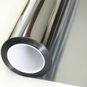 Lámina de control solar plata espejo para privacidad en viviendas y edificios — imagen 3