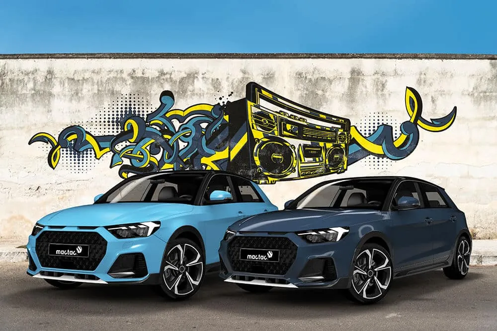 Vinilo fundido Mactac ColourWrap para car wrapping en brillo, mate y metalizado — imagen 6