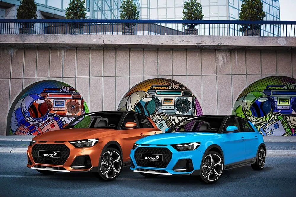 Vinilo fundido Mactac ColourWrap para car wrapping en brillo, mate y metalizado — imagen 7
