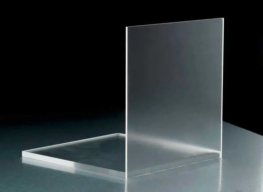 Placa de metacrilato de extrusión antirreflex que evita reflejos en cuadros