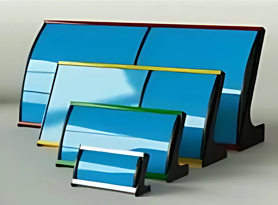 Soporte de mesa para directorios de sobremesa del sistema curvo de aluminio