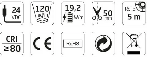 Tira LED flexible SMD 3528 para iluminación decorativa versátil — imagen 2