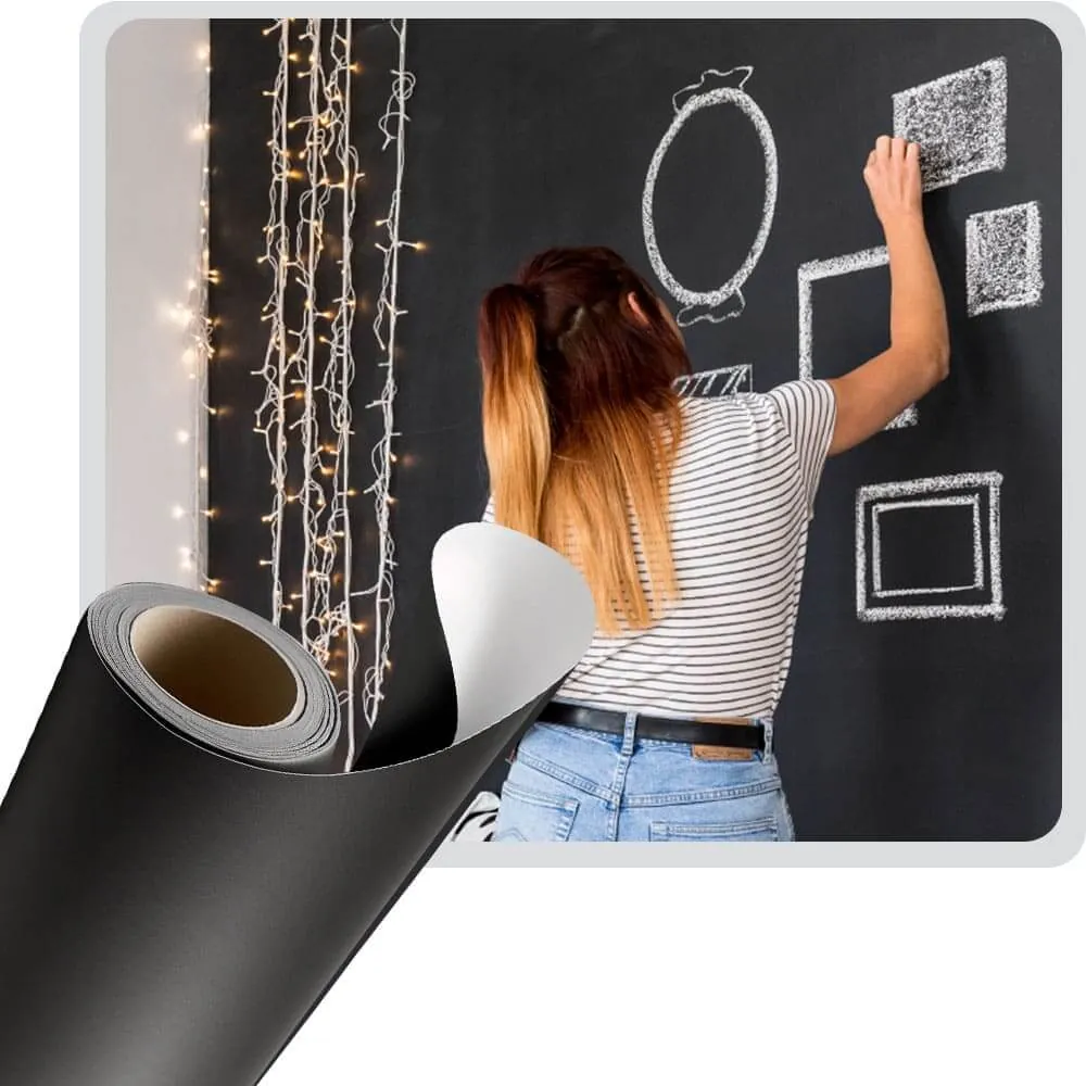 Rollo de vinilo adhesivo efecto pizarra blackboard